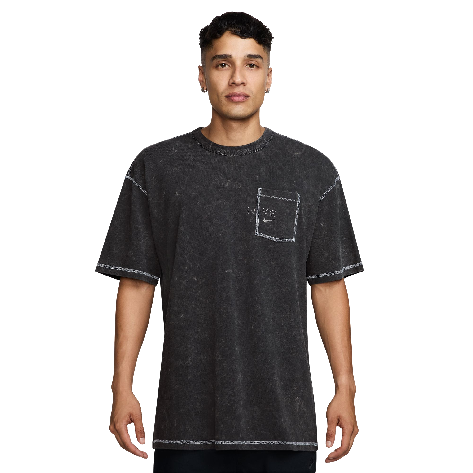 Nike Men's Sportswear Max90 Tee-Grey - GREY